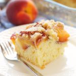 Peach Streusel Cake