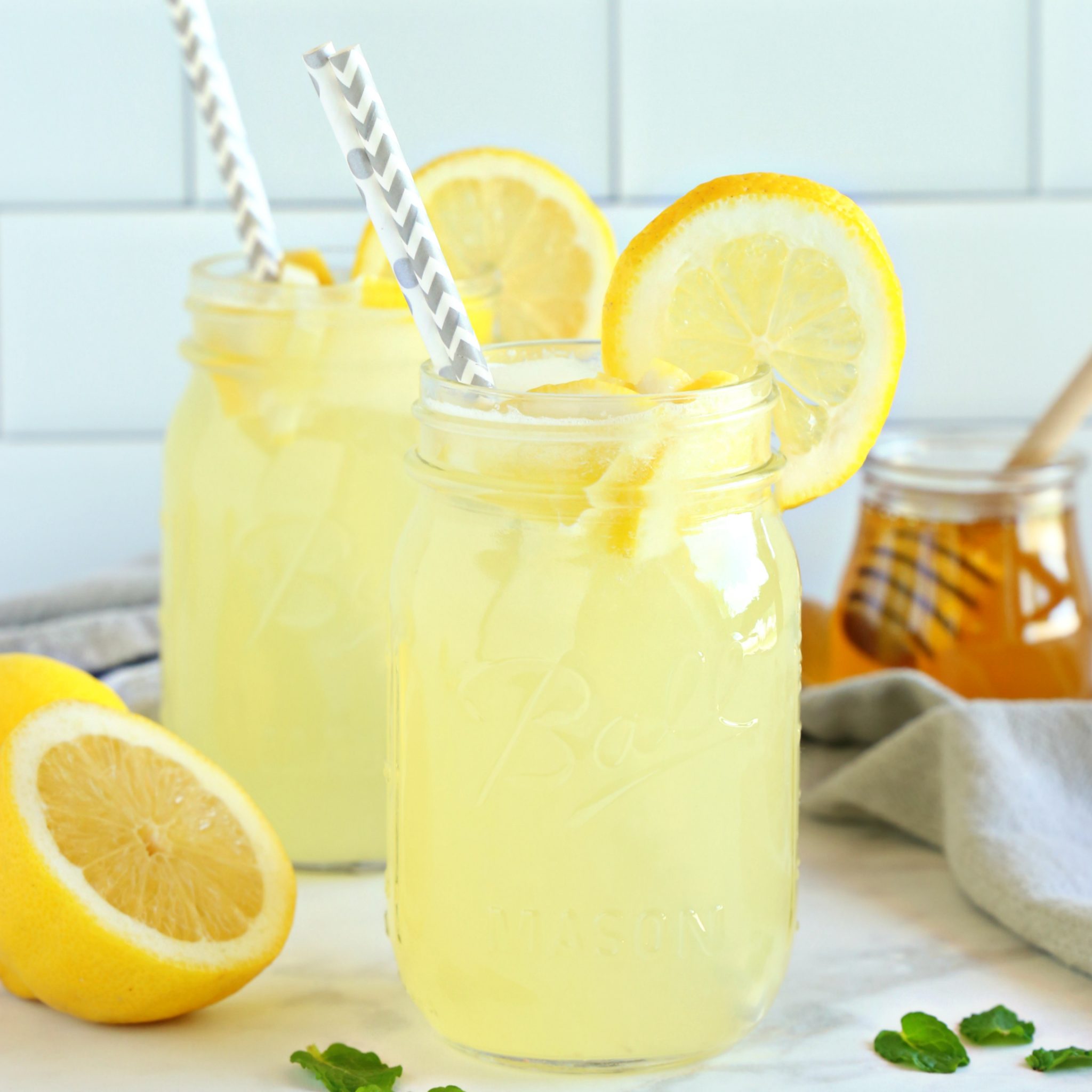 Extra Large Lemon Water Bottle, Lemon Toss