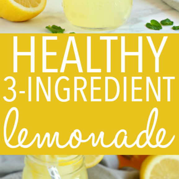 Healthy 3 Ingredient Lemonade Refined Sugar Free The Busy Baker