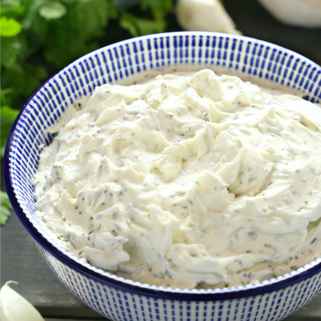 Easy Homemade Herb And Garlic Cream Cheese The Busy Baker