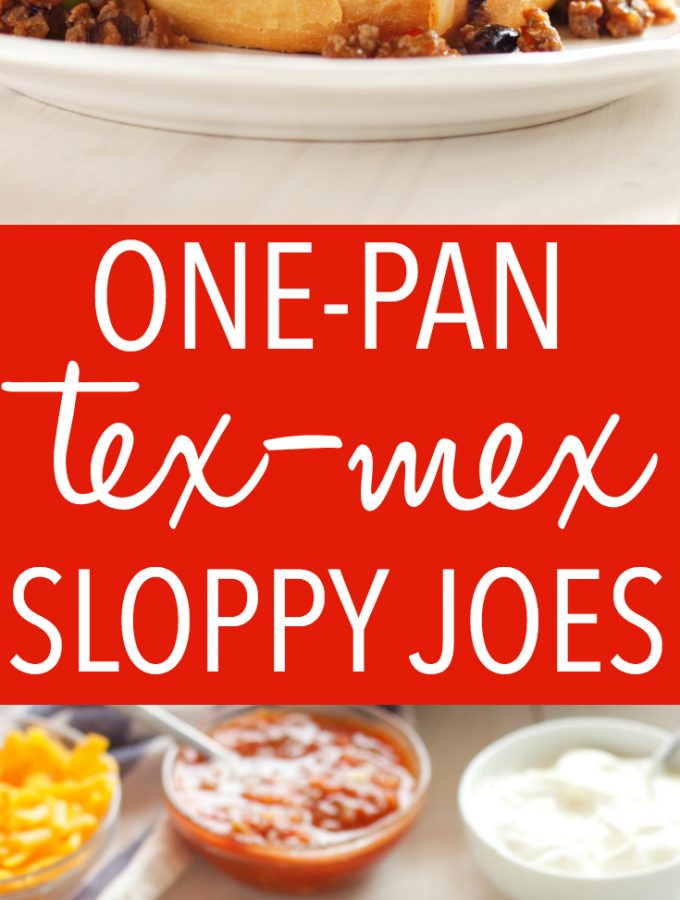 One Pan Mexican Style Sloppy Joes {30 Minute Meal} - The Busy Baker