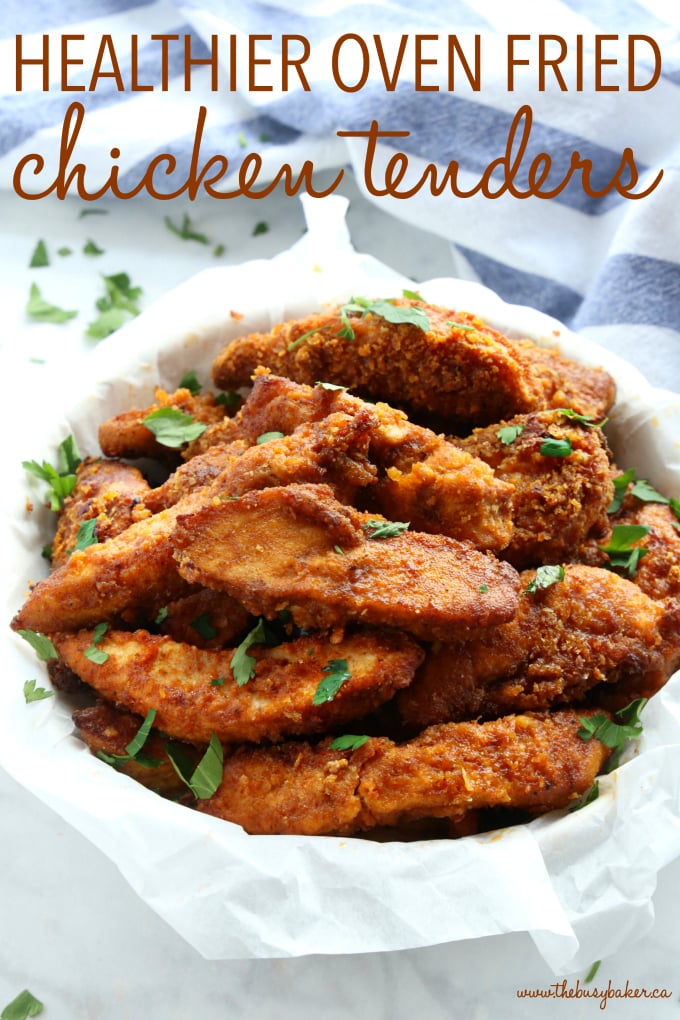 Healthy Chicken Tenders - Healthy Homeschool Lunch Ideas