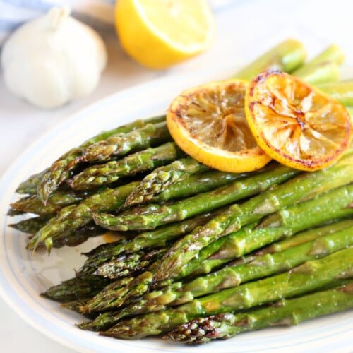 Roasted Asparagus {Easy & Healthy} - The Busy Baker