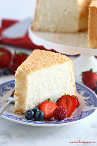 Angel Food Cake - The Busy Baker