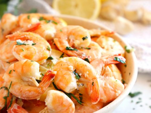 Easy Roasted Garlic Butter Shrimp 15 Minute Recipe The Busy Baker