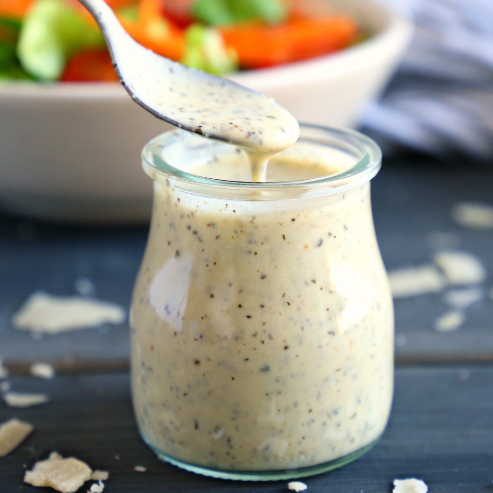 Classic Creamy Italian Salad Dressing {Easy to Make!} The Busy Baker