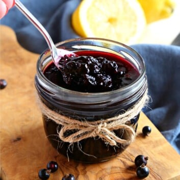 Best Ever Black Currant Jam {No Pectin & Only 15 Minutes!} - The Busy Baker