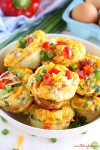 bacon and egg breakfast muffins