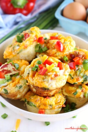 Bacon and Egg Breakfast Muffins {Meal Prep Recipe} - The Busy Baker