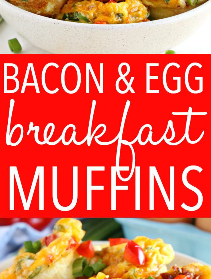 Bacon and Egg Breakfast Muffins {Meal Prep Recipe} - The Busy Baker