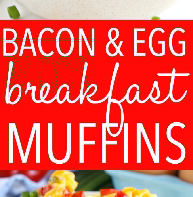 Bacon and Egg Breakfast Muffins Meal Prep Recipe - The Busy Baker