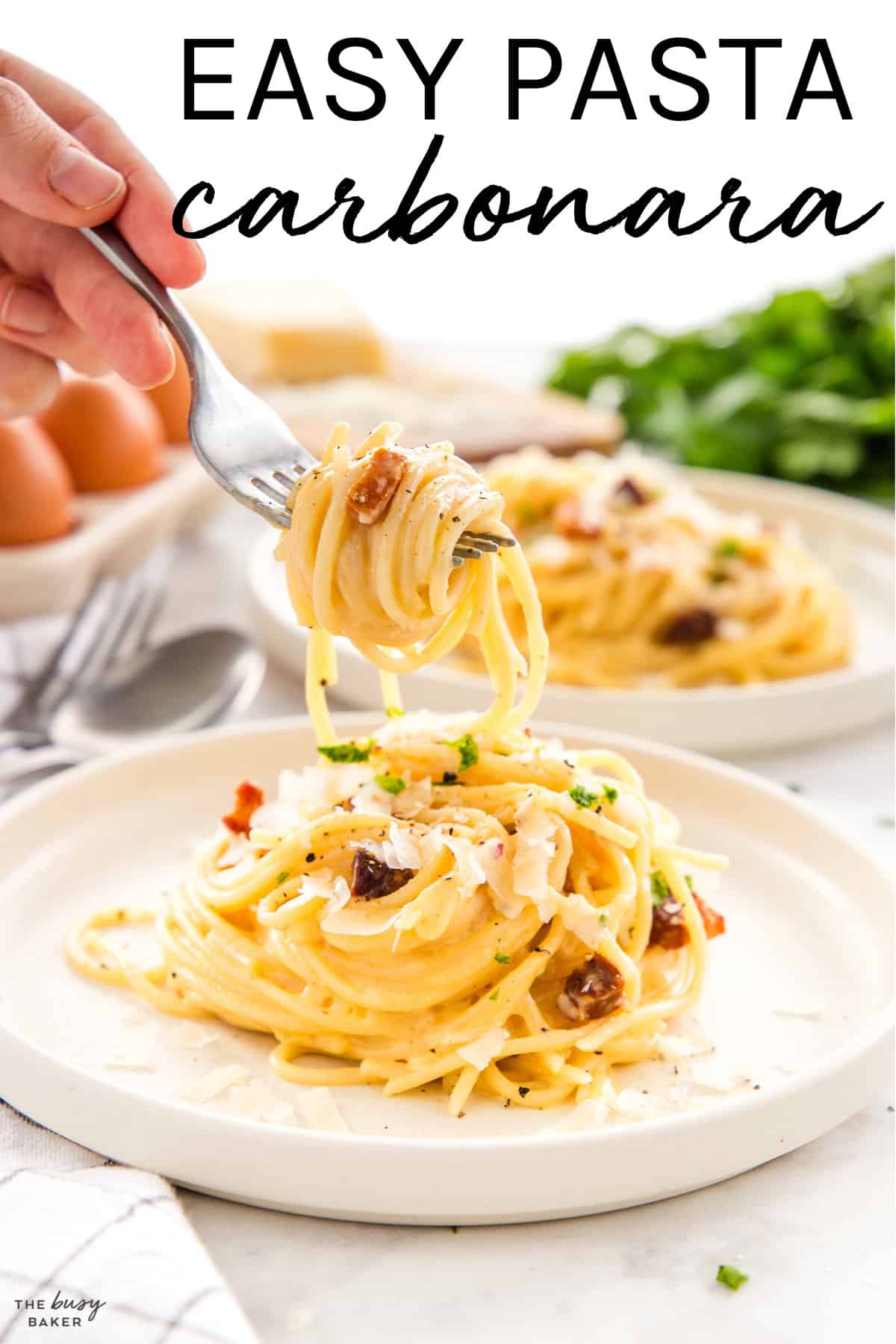 easy pasta carbonara recipe