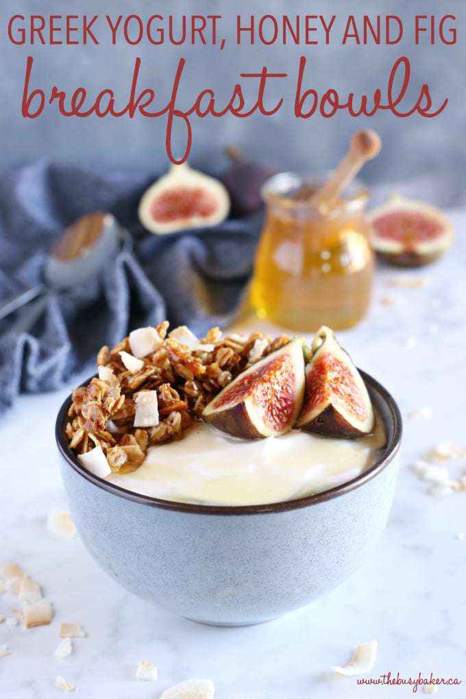 Healthy Honey and Fig Breakfast Bowls 