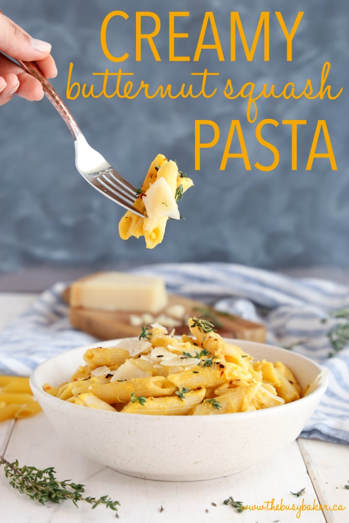 Creamy One Pot Butternut Squash Pasta