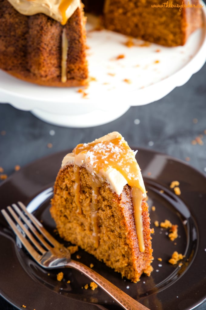 Best Ever Salted Caramel Pudding Cake