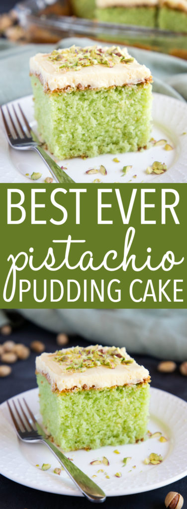 Best Ever Pistachio Pudding Cake Pinterest