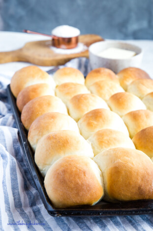 Easy Homemade Classic Buttermilk Buns (Dinner Rolls) - The Busy Baker