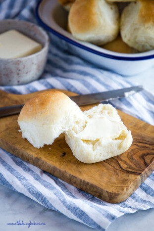 Easy Homemade Classic Buttermilk Buns (Dinner Rolls) - The Busy Baker