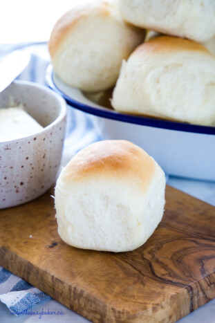 Easy Homemade Classic Buttermilk Buns (Dinner Rolls) - The Busy Baker