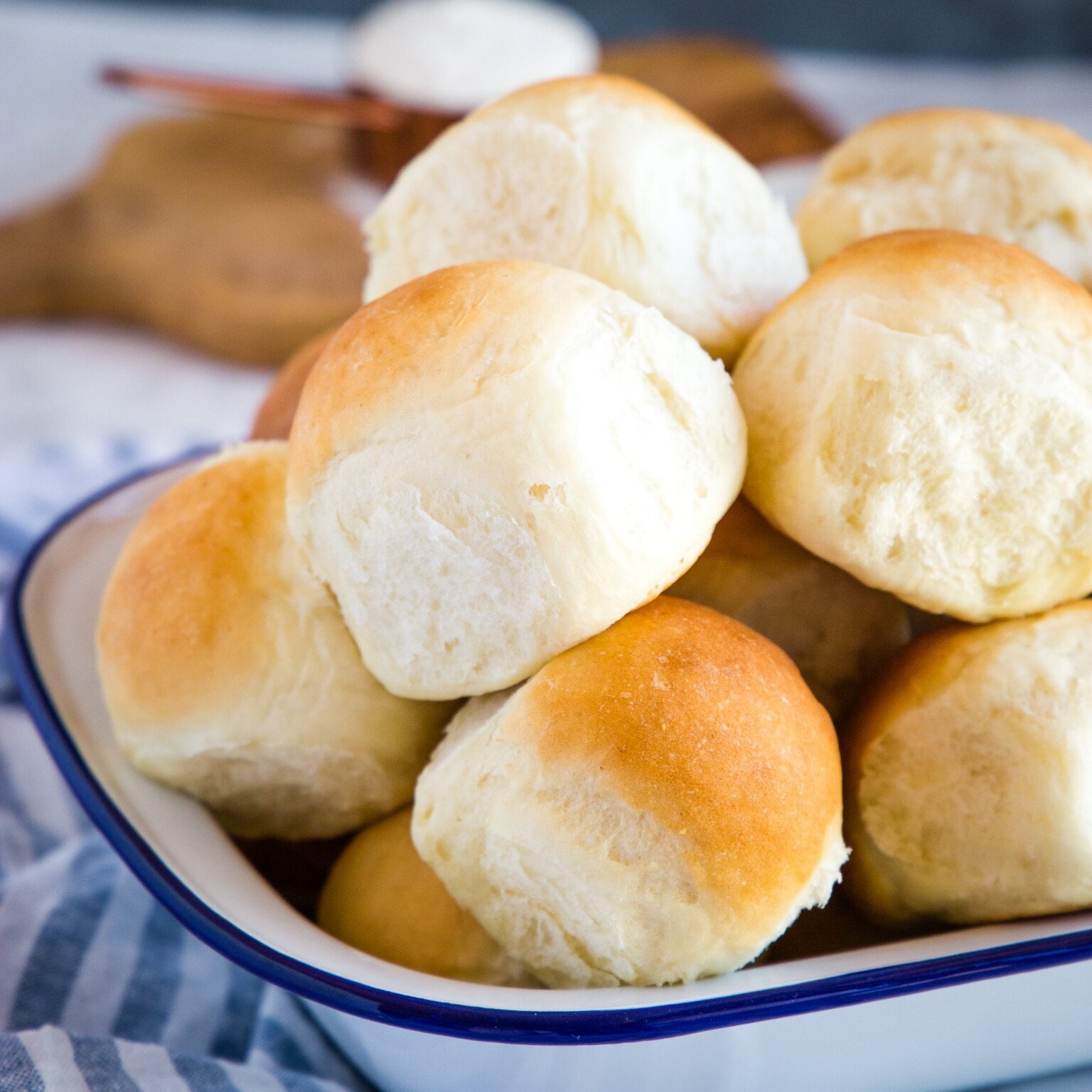 Easy Homemade Classic Buttermilk Buns (Dinner Rolls) - The Busy Baker