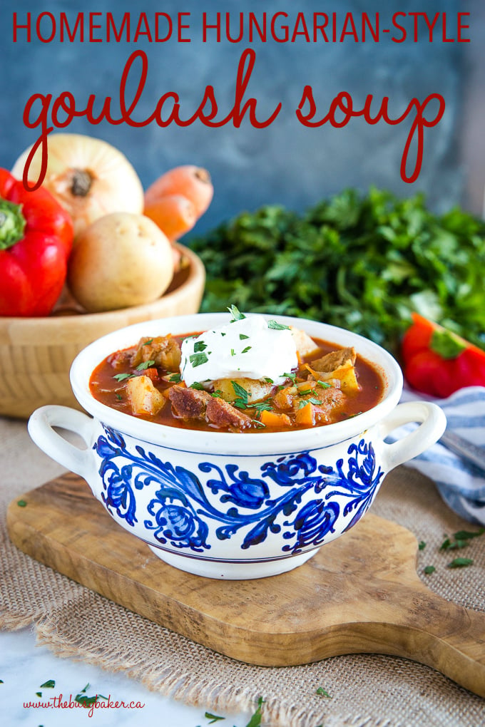 hjemmelavet ungarsk Goulash suppe