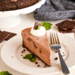 Easy No Bake After Eight Cheesecake