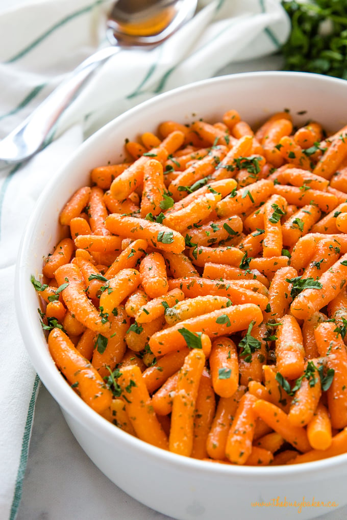 Garlic Butter Roasted Carrots