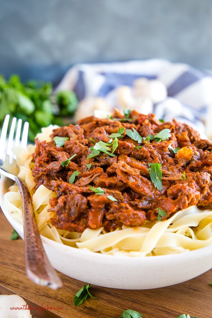 Easy Slow Cooker Beef Ragu