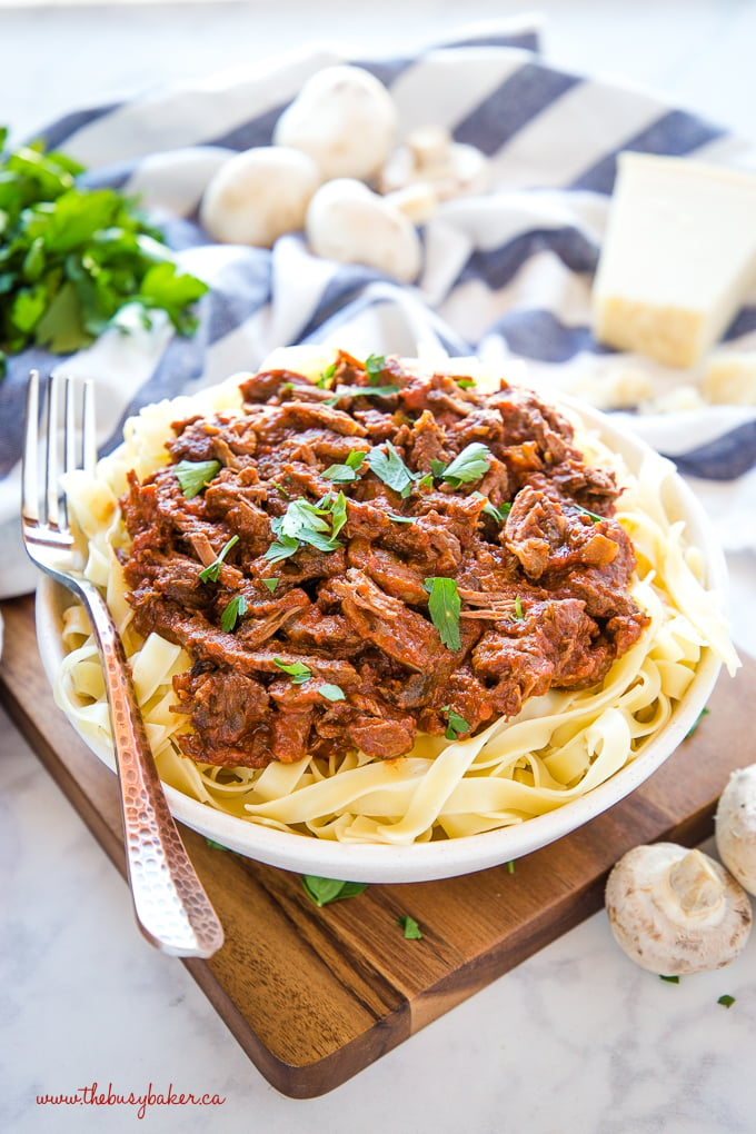 Easy Slow Cooker Beef Ragu