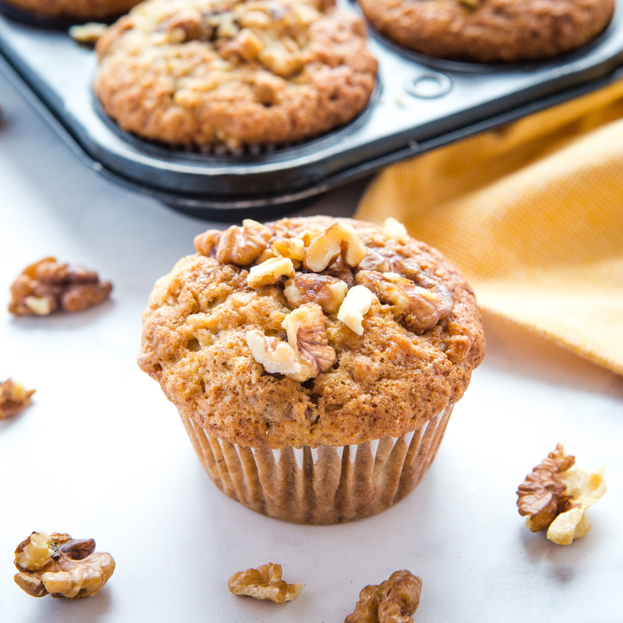 Banana nut muffins