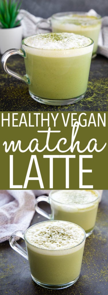 Healthy Matcha Latte Pinterest