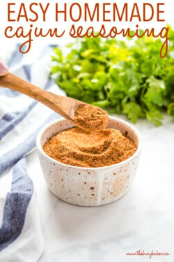 Easy Homemade Cajun Seasoning Blend {Spicy or Mild} - The Busy Baker