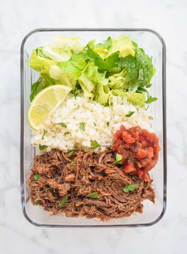 Meal Prep Chipotle Beef Bowls