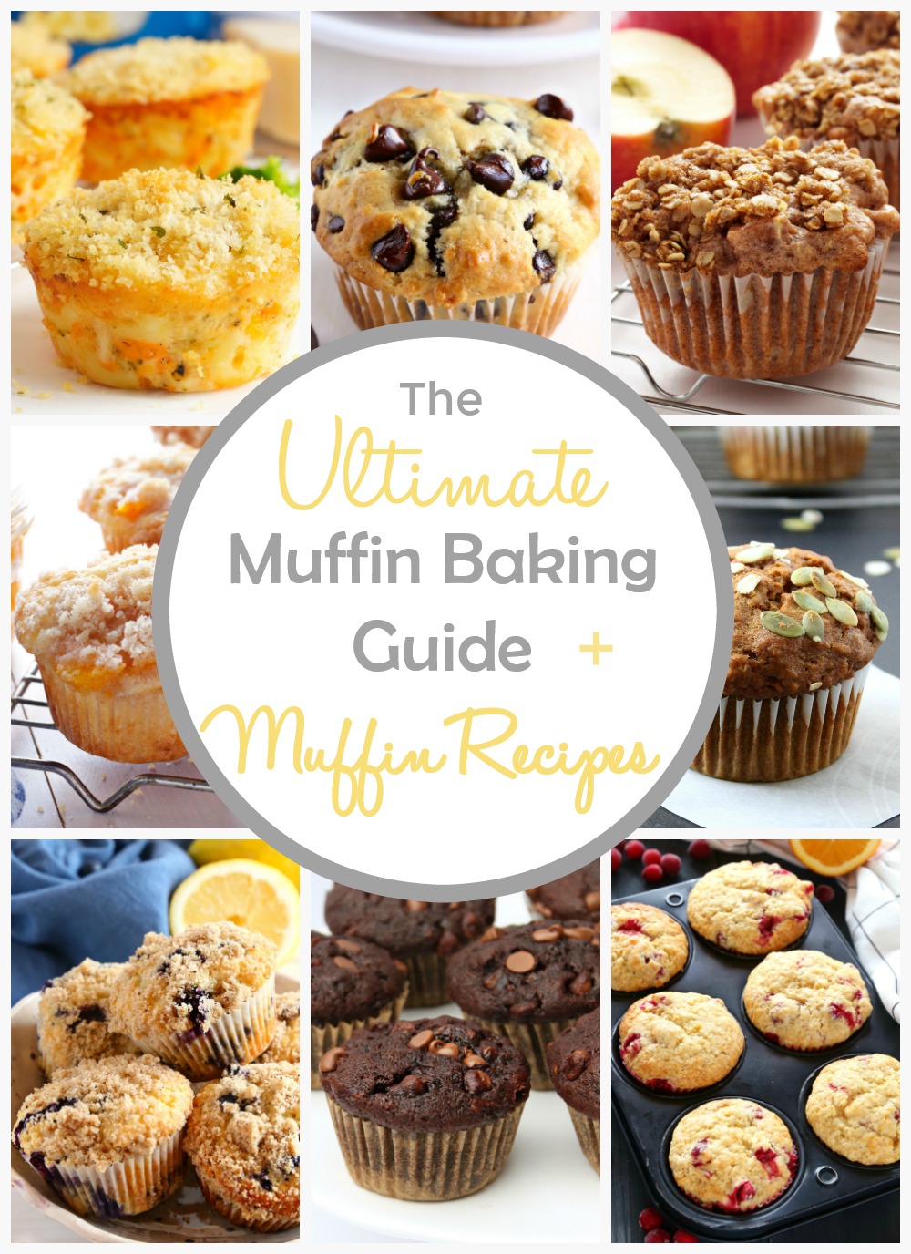 These are our best muffin recipes and our ULTIMATE GUIDE to baking perfect muffins! In this post, we'll cover how to prevent dense muffins, muffin pan conversion, creating perfect muffin tops, and more! #muffinrecipes #bakingtips via @busybakerblog