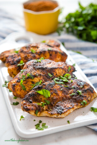 Easy Cajun Grilled Chicken - The Busy Baker