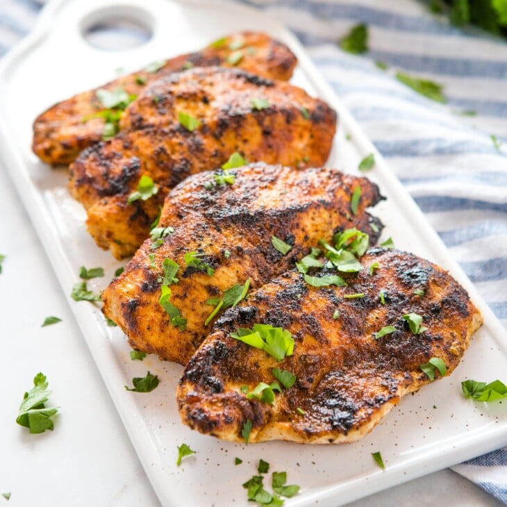 Easy Cajun Grilled Chicken - The Busy Baker