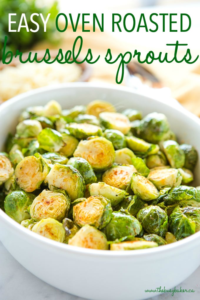 Easy Oven Roasted Brussels Sprouts Recipe