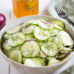Easy Creamy Cucumber Salad