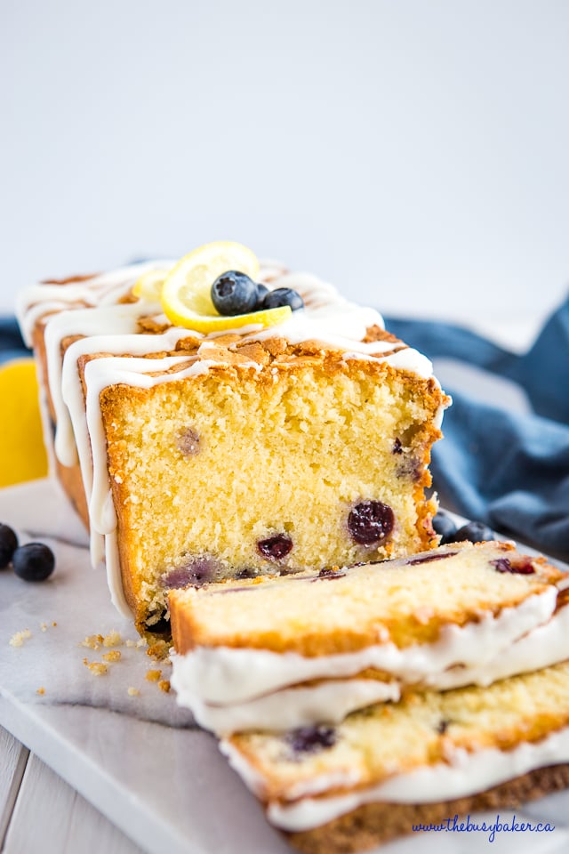 Lemon Blueberry Pound Cake