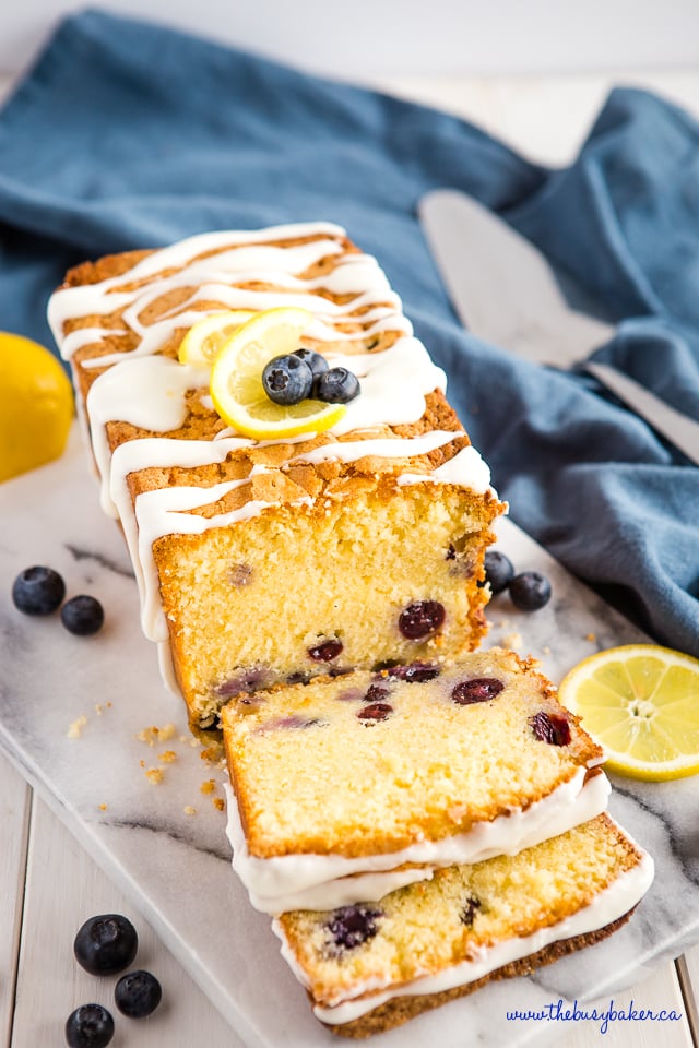 Lemon Blueberry Pound Cake