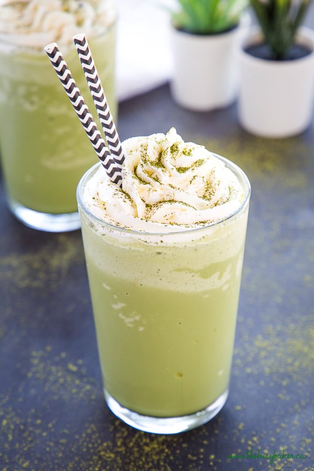 Healthy Matcha Green Tea Frappuccino