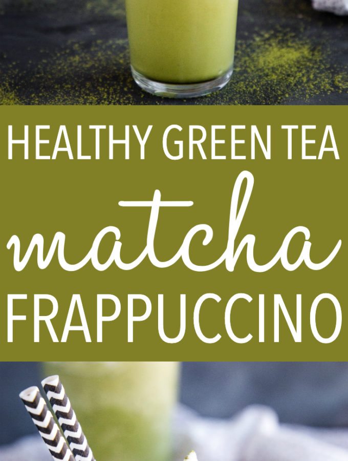 Healthy Matcha Green Tea Frappuccino The Busy Baker