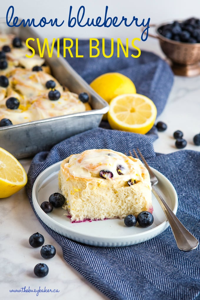 Lemon Blueberry Sweet Rolls