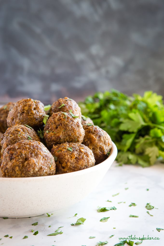 meatballs in bowl