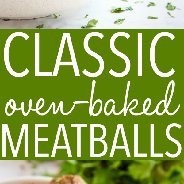 Easy Classic Baked Meatballs (Easy Recipe) - The Busy Baker