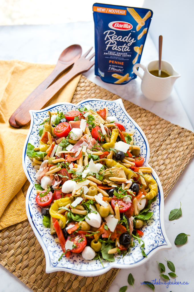 pasta salad with Italian dressing