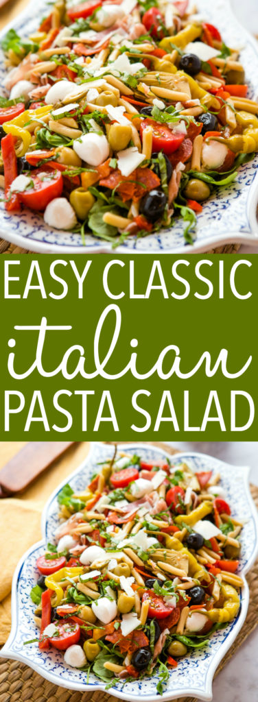 Italian Pasta Salad Pinterest