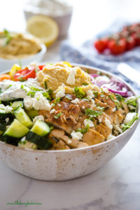 Low Carb Chicken Shawarma Bowls - The Busy Baker