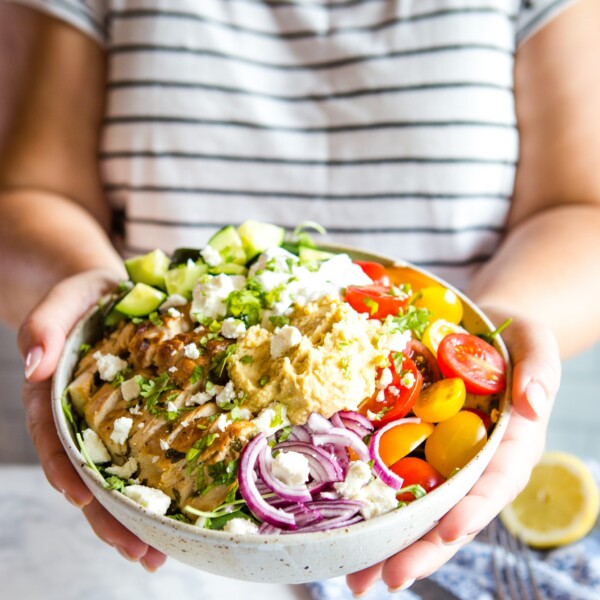 Low Carb Chicken Shawarma Bowls - The Busy Baker