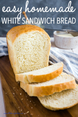 Easy White Sandwich Bread {Old Fashioned Recipe} - The Busy Baker